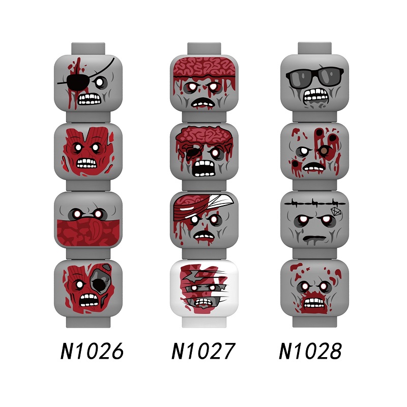 Kids Zombie Toys - Halloween Zombie Scheletro Mostro Faccia Testa