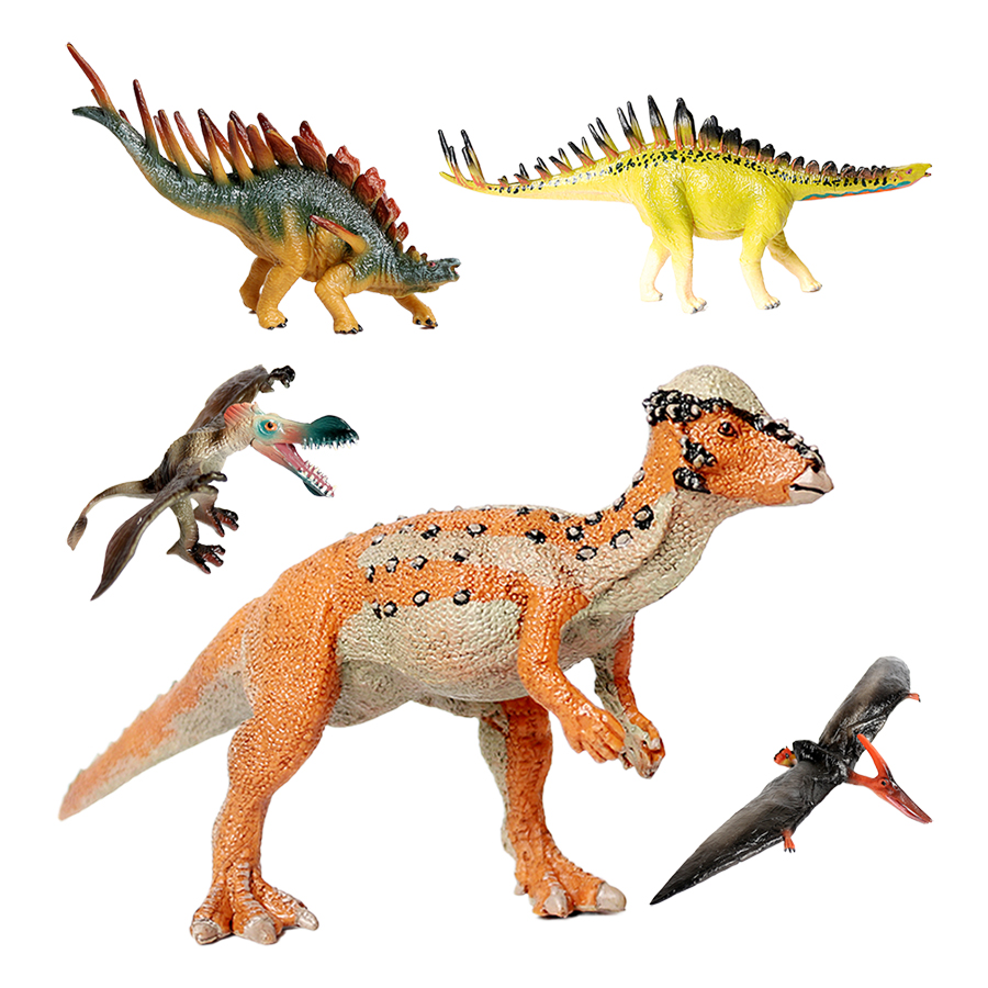 Kids Toys Reviews - Figurine di Animali Preistorici in Plastica,