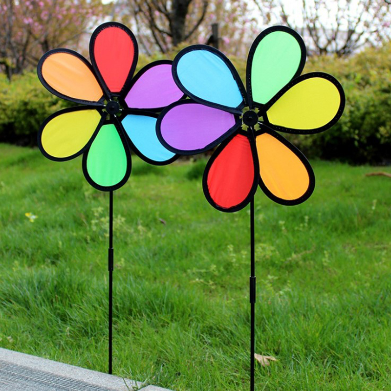 Kids Yard Toys - 【M】1 Pezzo Mulino a Vento Colorato,