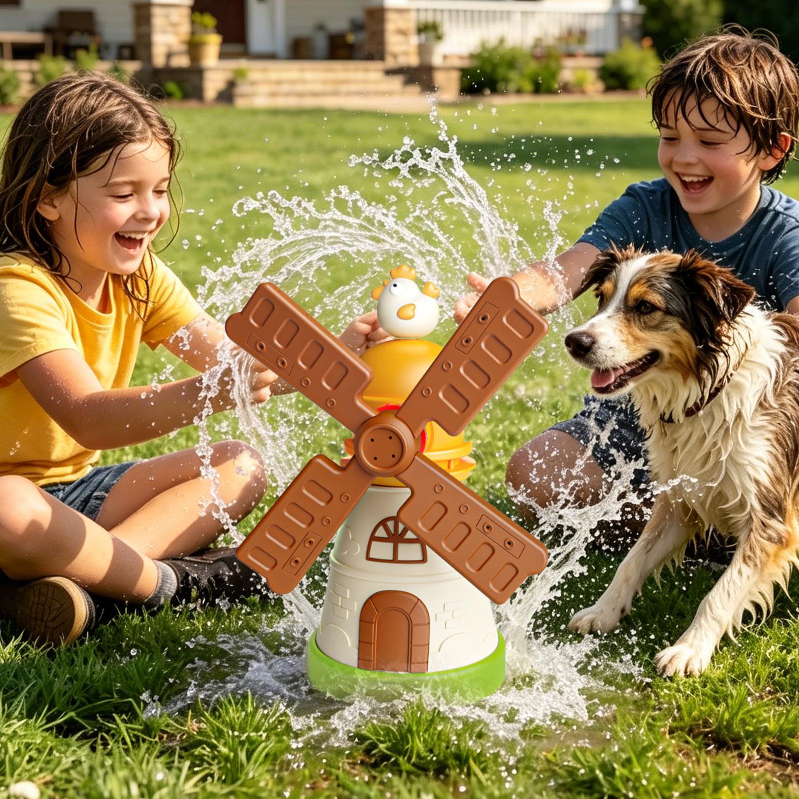 Kids Yard Toys - Giocattolo Spruzzatore d'Acqua Rotante a Forma