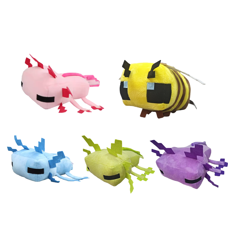 Peluche di Axolotl, Ragno, End - Kids Zombie Toys recensione e prezzo